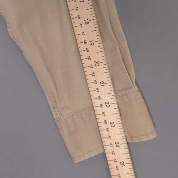 RALPH LAUREN Men's Shirt BLAKE Size XL Vintage SINGAPORE MADE‎ Cotton Tan Brown - Picture 5 of 9